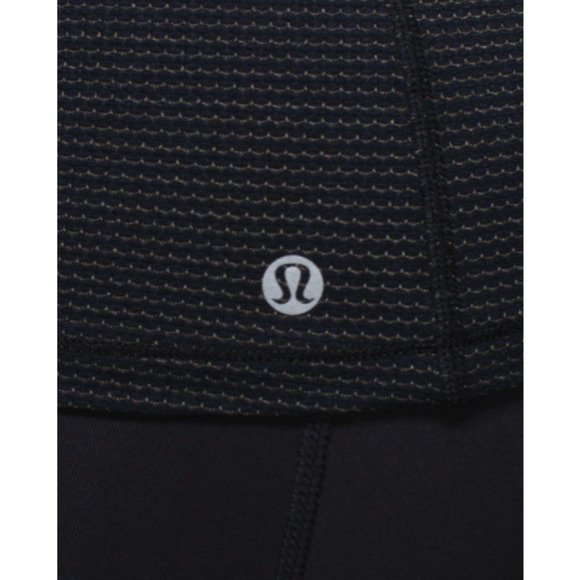 Lululemon Run Lightweight Mesh Singlet Tank Black Gray 6 NWOT - Picture 8 of 15